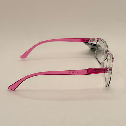 Insight Optics Reading Glasses +1.50 in Pink Patterned Frame