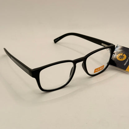 Insight Optics Reading Glasses +2.50 in Classic Black Frame