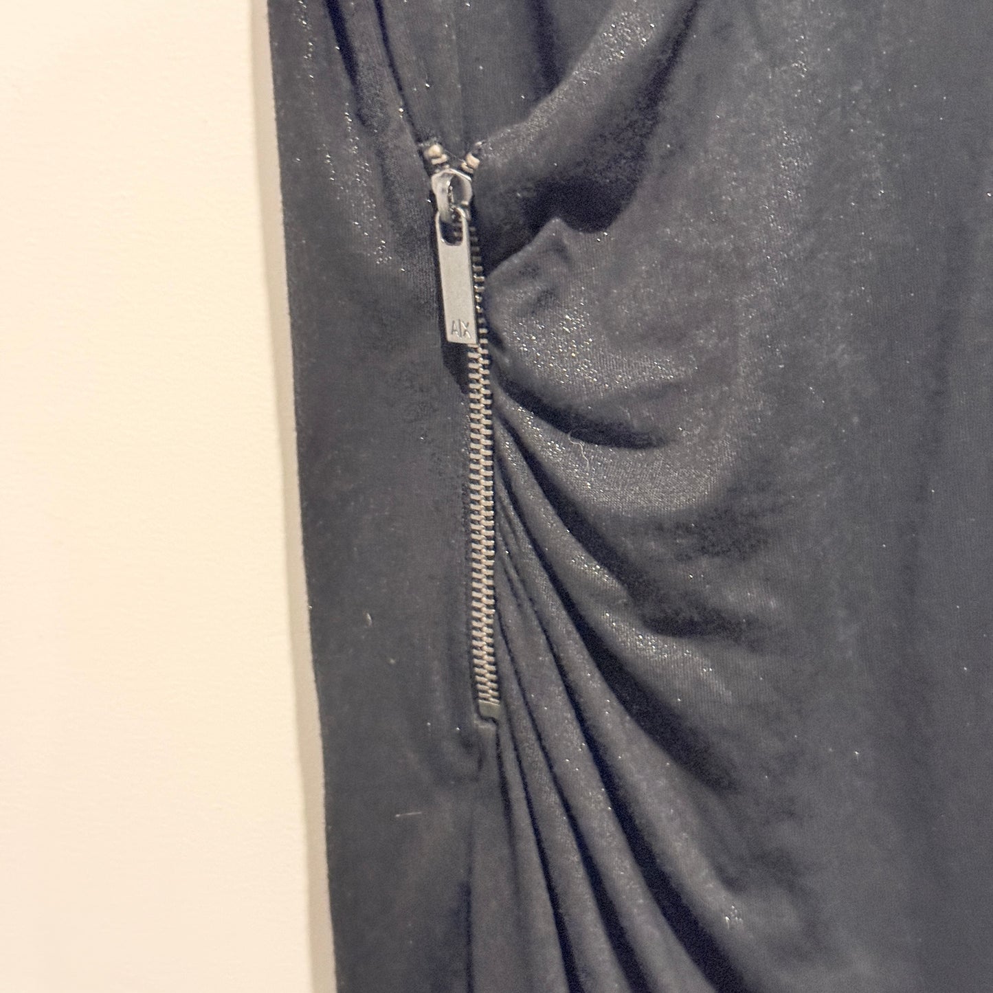 Armani Exchange Size S/P Black Sleeveless Dress