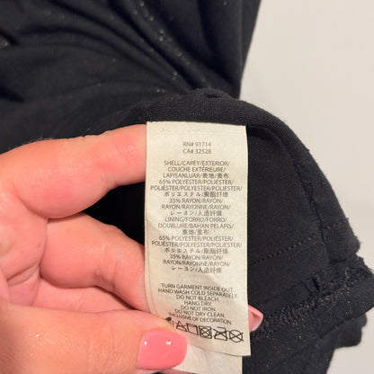 Armani Exchange Size S/P Black Sleeveless Dress