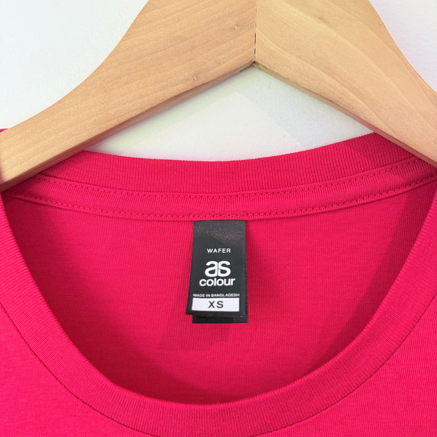 AS Colour Wafer Cotton T-Shirt - Red - Size XS