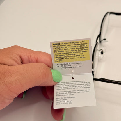 Insight Optics Reading Glasses +3.00 with Slim Black Metal Frame