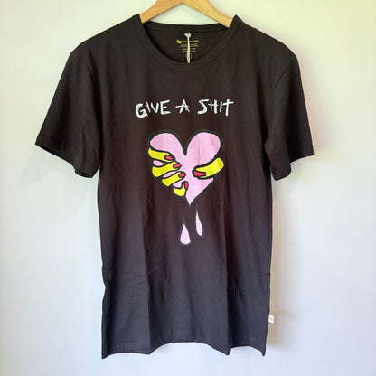 Little Yellow Bird Give A Sh-t Graphic T-Shirt