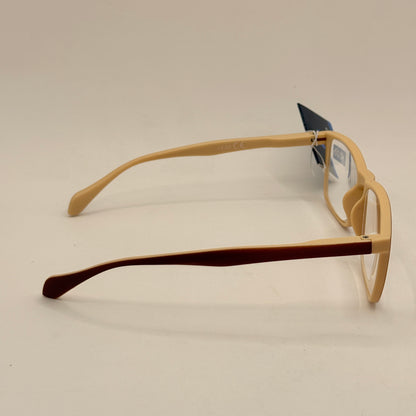 Insight Optics Reading Glasses +2.00 in Two-Tone Brown & Beige Frame