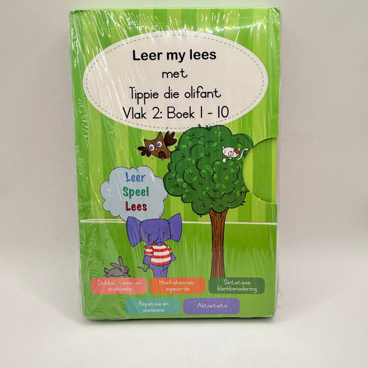 Learn to Read with Tippie Level 2 Book 1–10 (Book Pack) - Afrikaanz