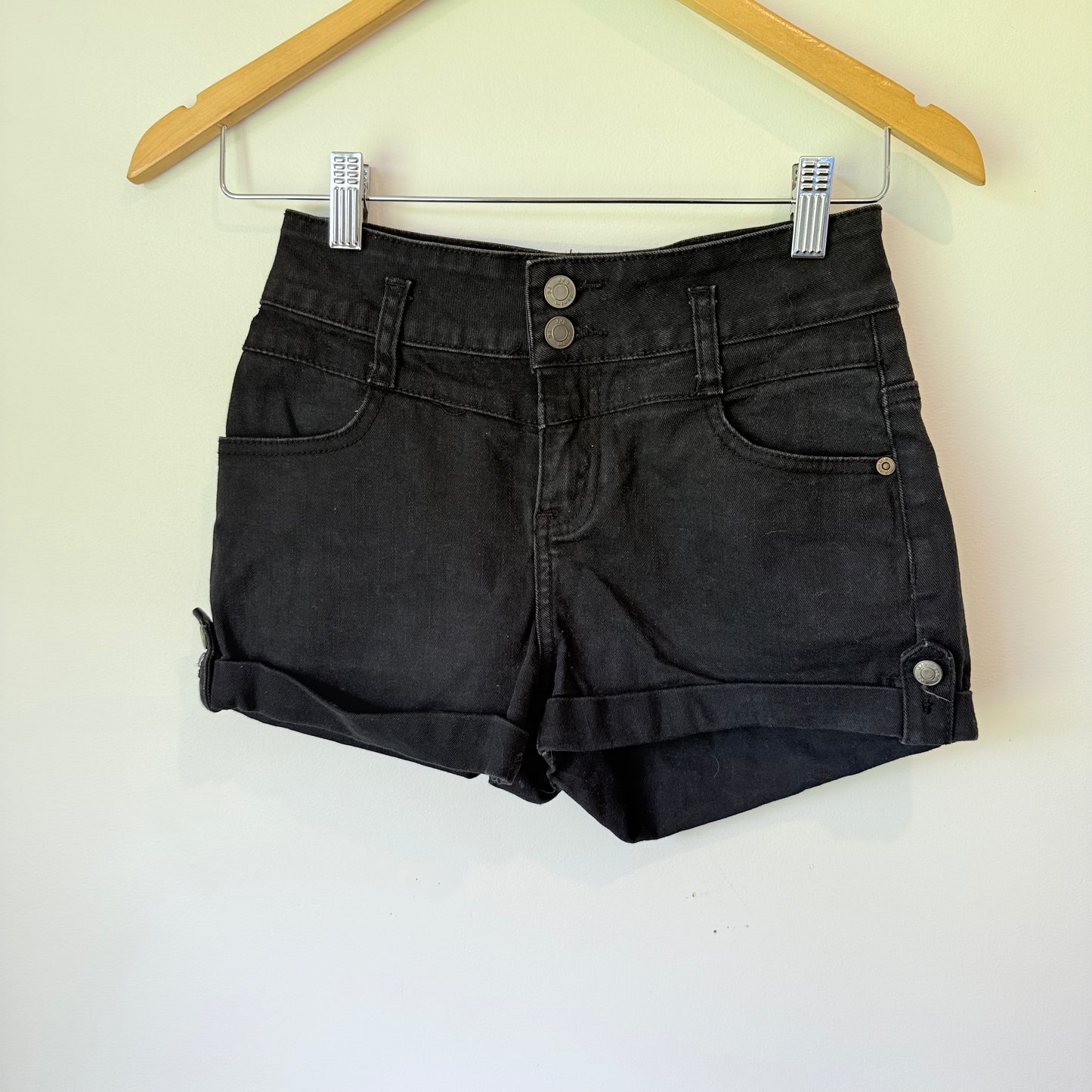 Jay Jays Size 8 Black Denim Shorts