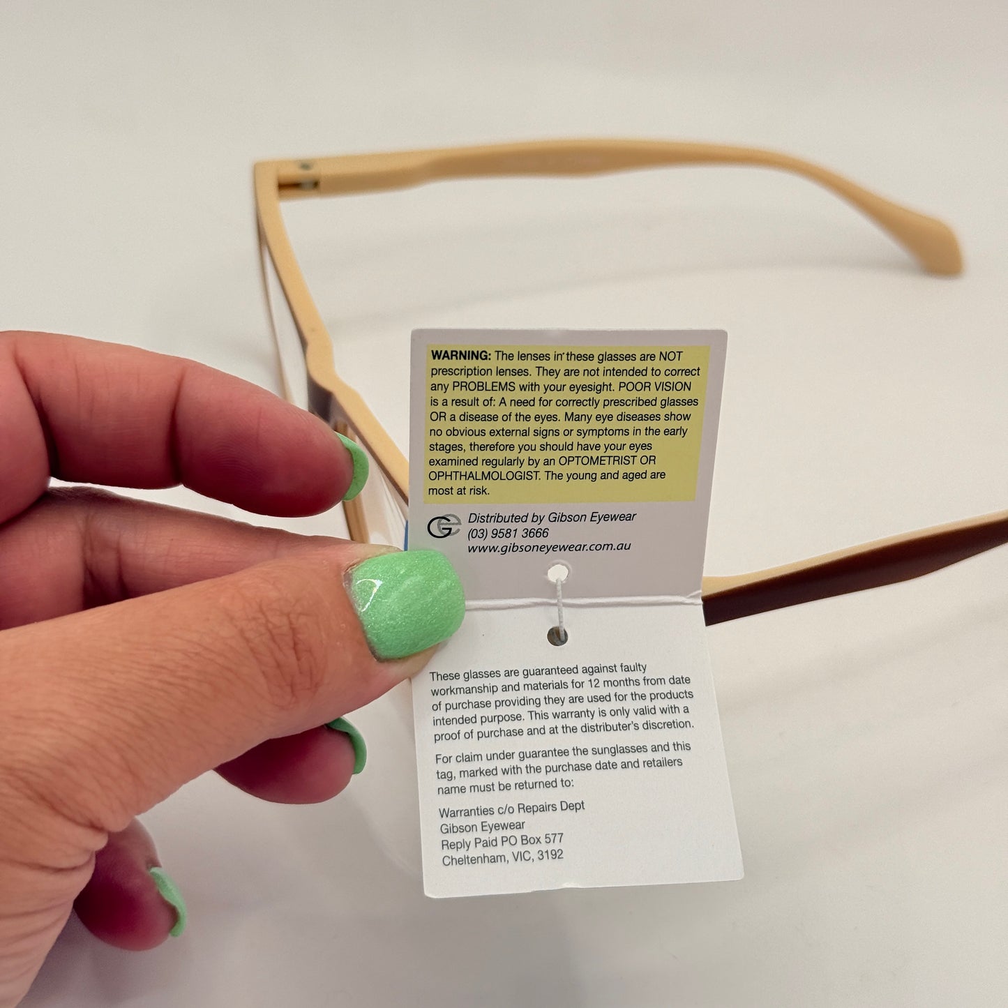 Insight Optics Reading Glasses +2.00 in Two-Tone Brown & Beige Frame