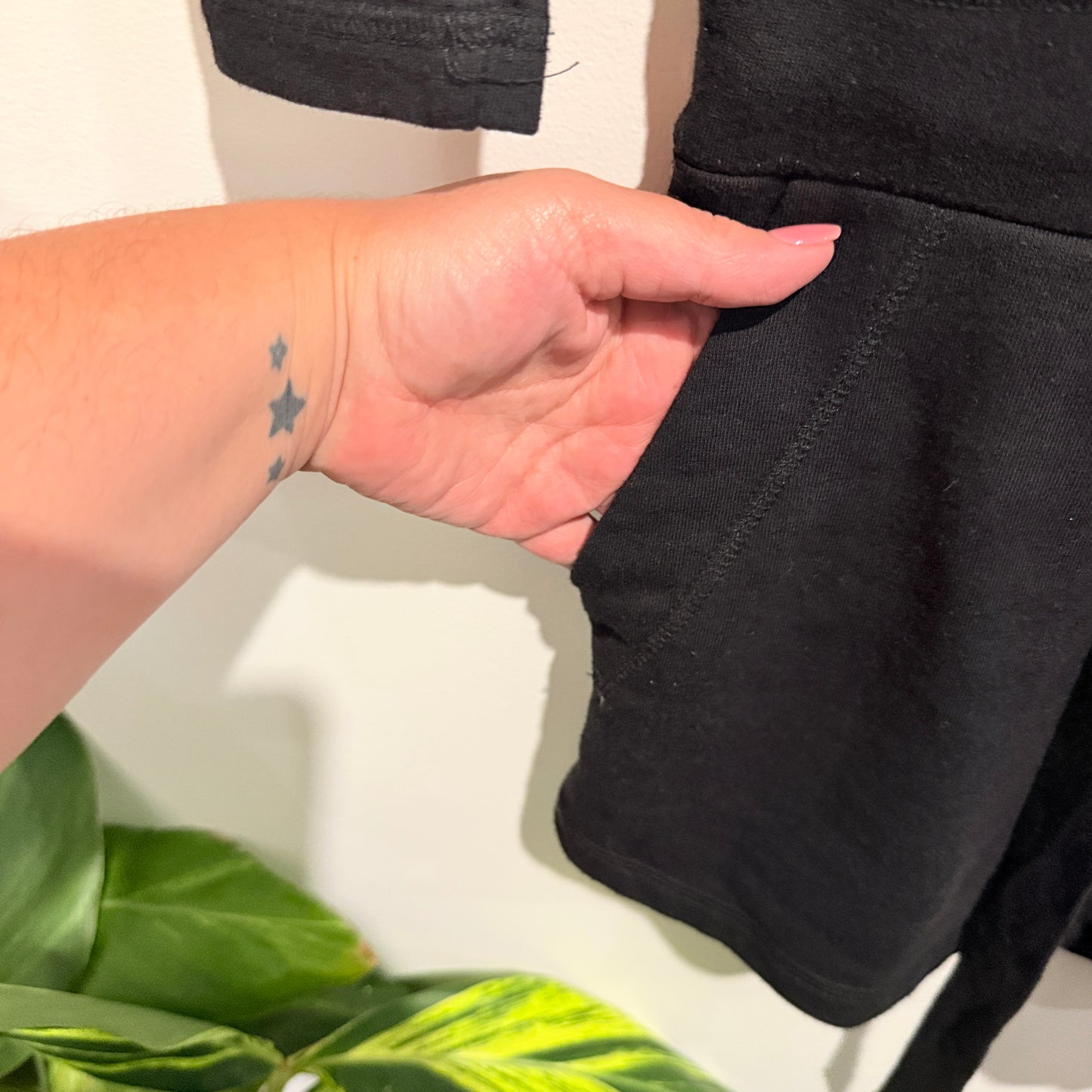 Ruby Size 6 Black Long-Sleeved Romper