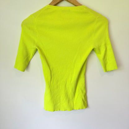 Veronika Maine Size S Ribbed Top