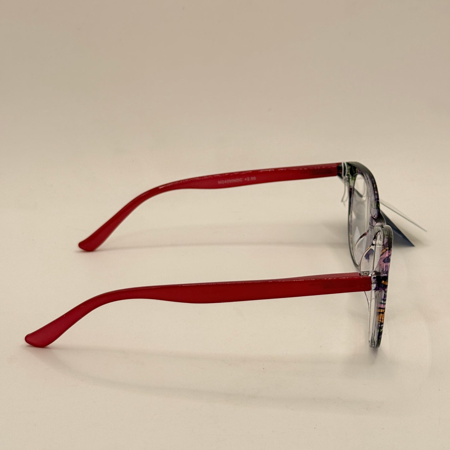 Insight Optics +2.00 Reading Glasses – Floral Pattern