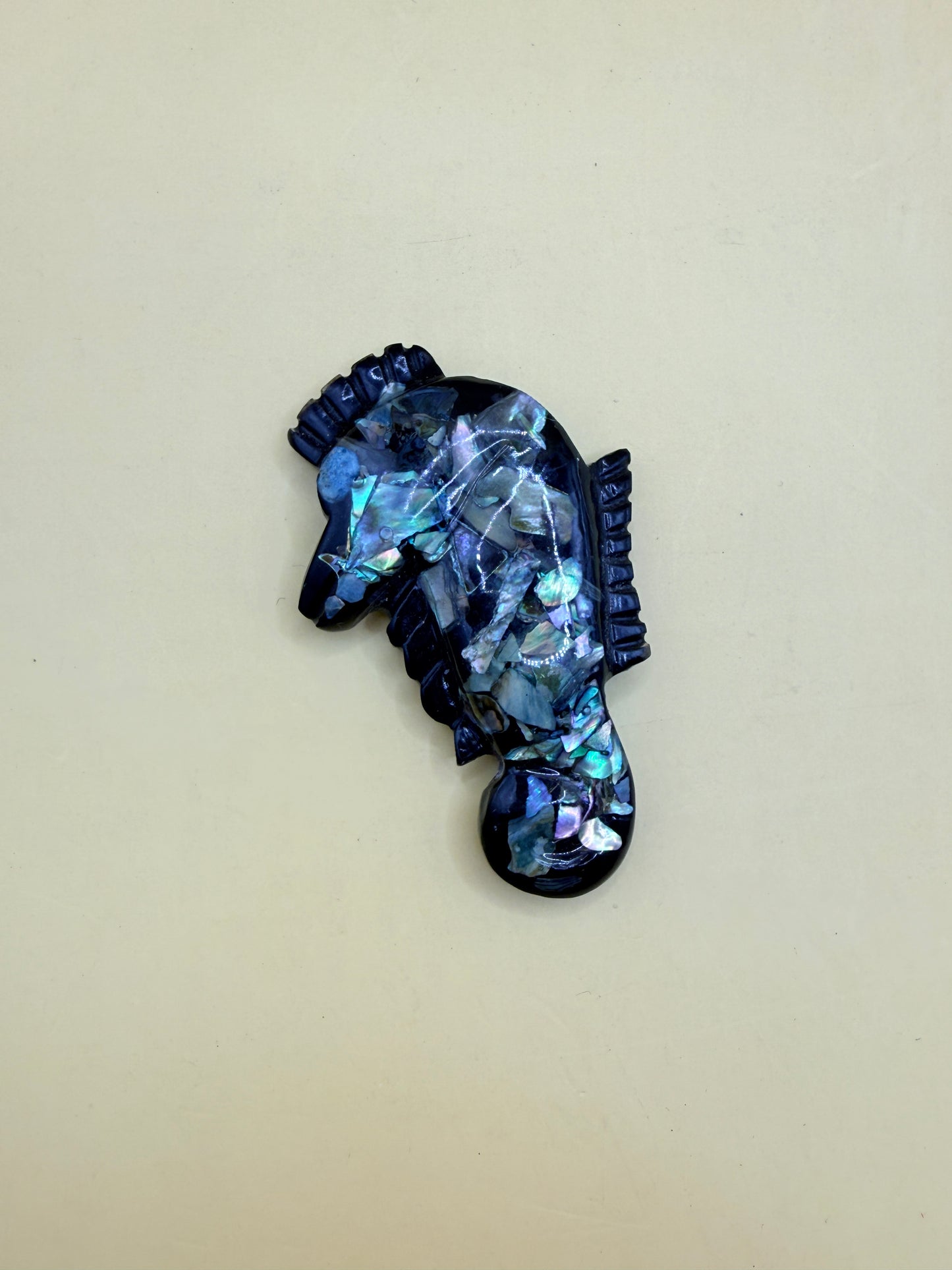 Decorative Paua Seahorse Fridge Magnet