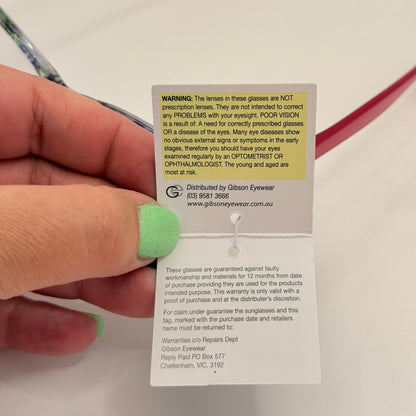 Insight Optics +2.00 Reading Glasses – Floral Pattern