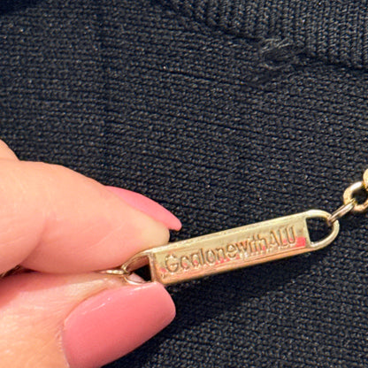 Go Alone With Alu Size S Black Sleeveless Fit & Flare Dress