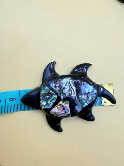 Decorative Paua Turtle Fridge Magnet