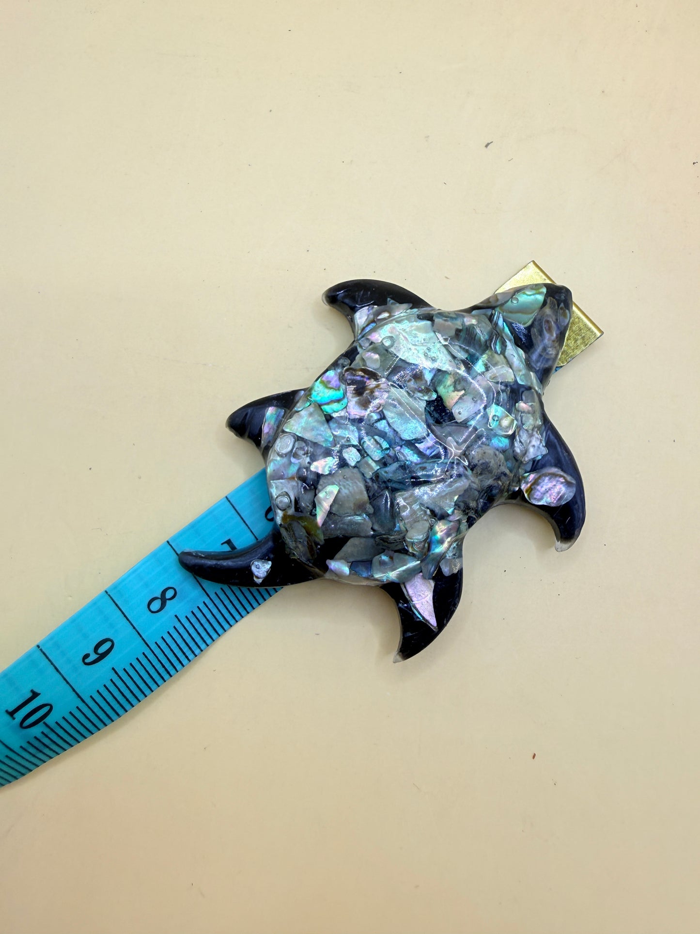 Decorative Paua Turtle Fridge Magnet