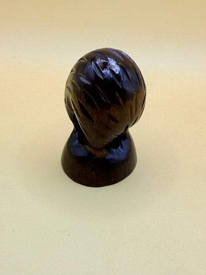 Hand Carved Wooden Kiwi Ornament Sculpture