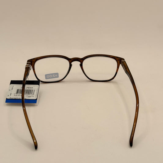 Insight Optics +2.00 Reading Glasses – Classic Tortoiseshell Style