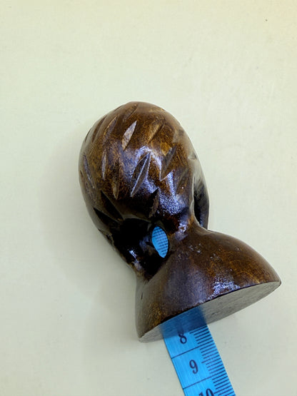 Hand Carved Wooden Kiwi Ornament Sculpture