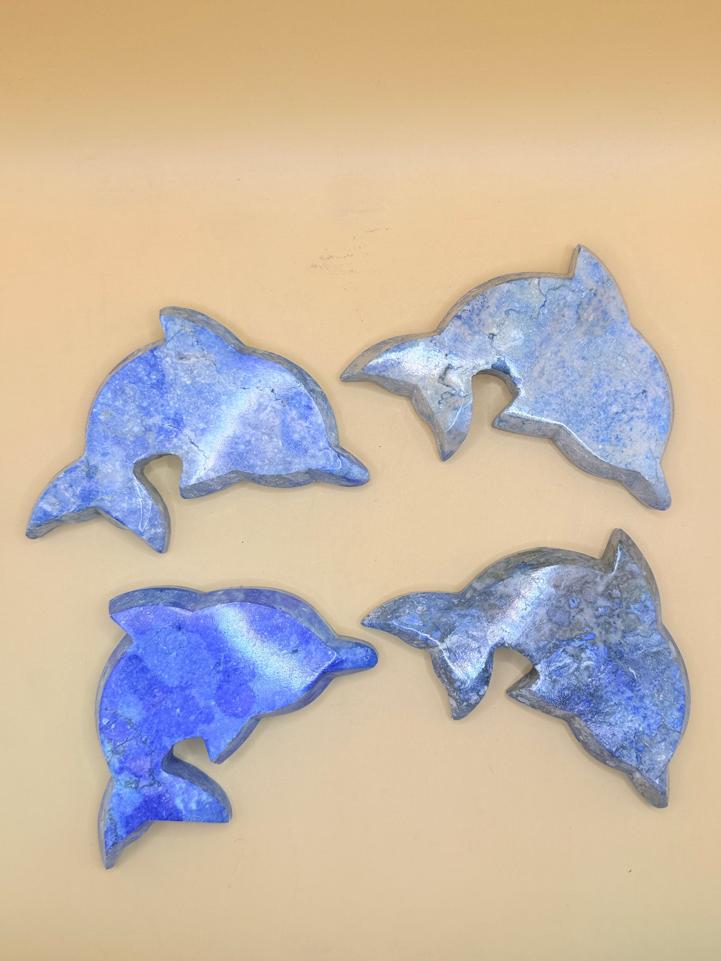 Stone Dolphin Trinket Soap Dish