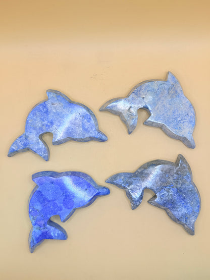 Stone Dolphin Trinket Soap Dish