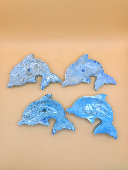 Stone Dolphin Trinket Soap Dish