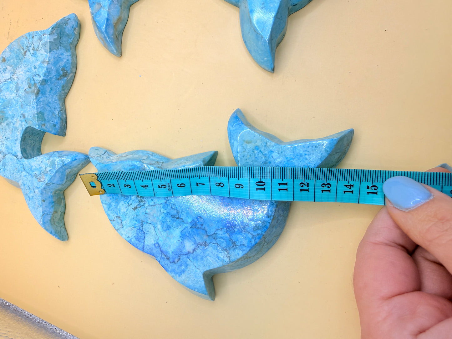 Stone Dolphin Trinket Soap Dish