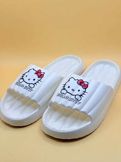 Hello Kitty White Slide Sandals Size 42–43