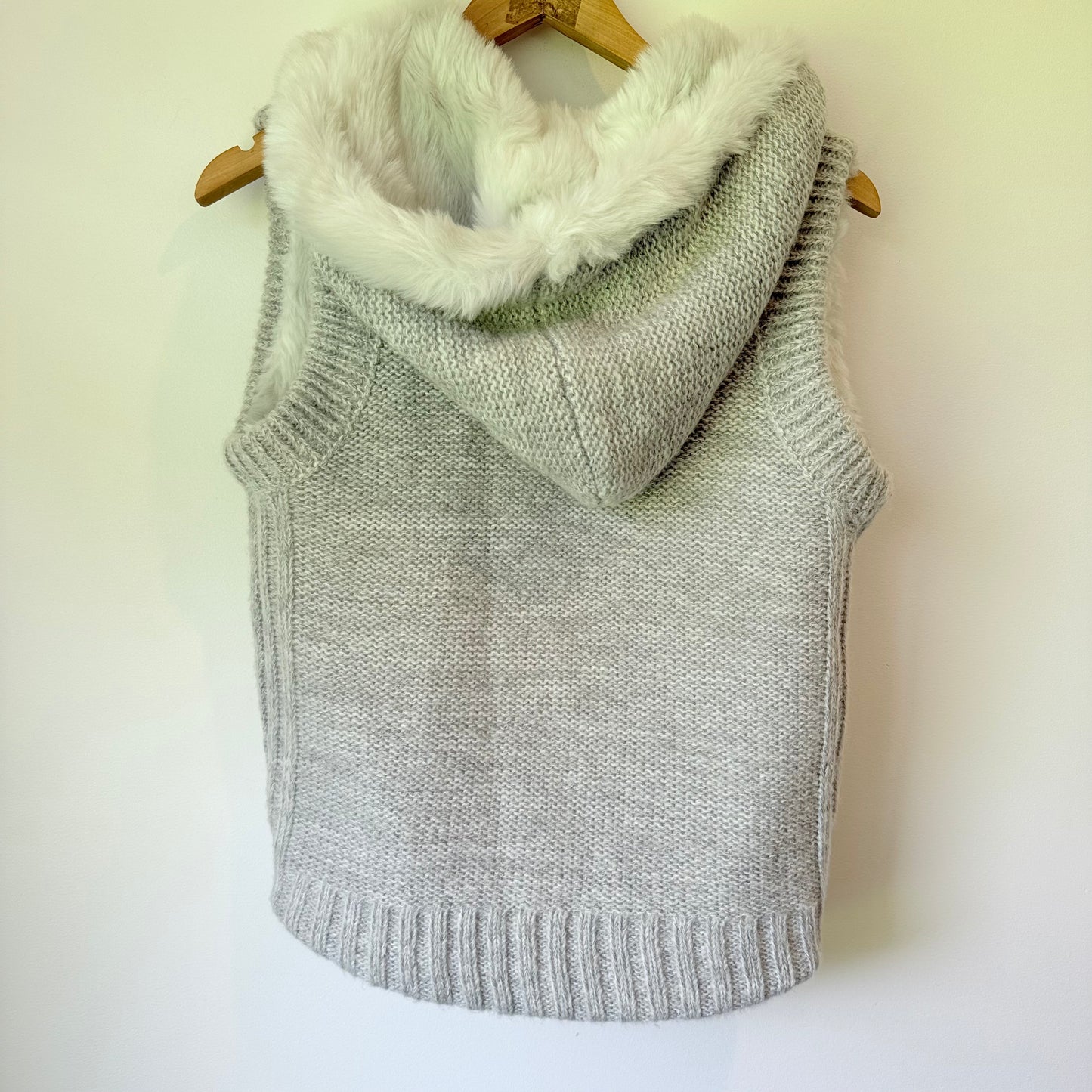 Witchery Girl Size 12 Faux Fur Knit Jacket