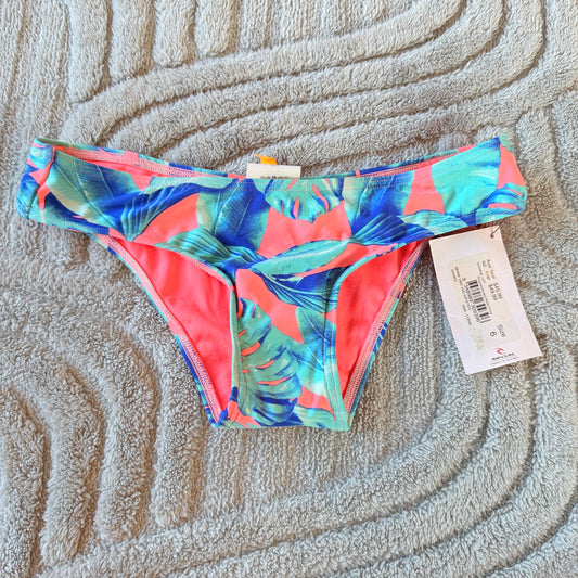 Rip Curl Miami Vibe Mid Hipster Bikini Bottoms - Size 6