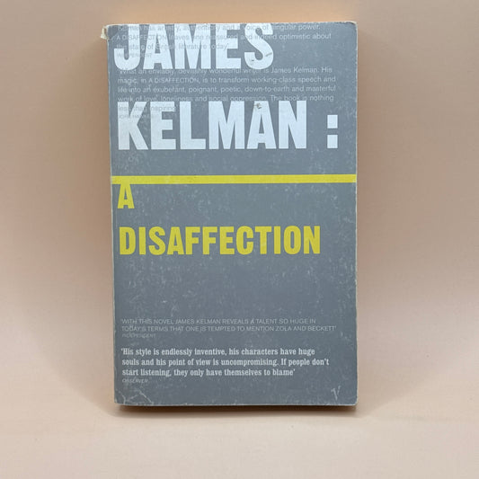 A Disaffection by James Kelman