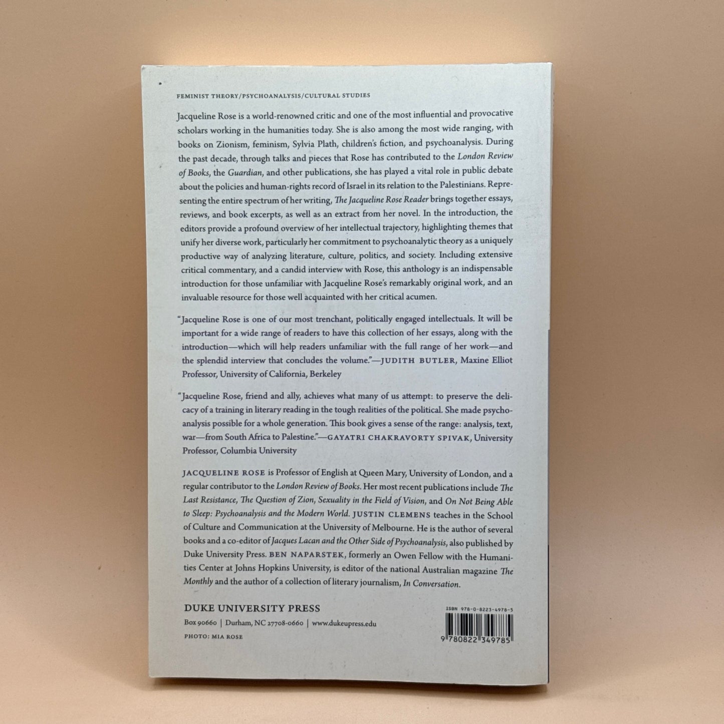 The Jacqueline Rose Reader by Jacqueline Rose