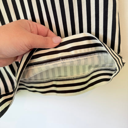 Homemade Black & White Stripe Shorts - 81cm waist