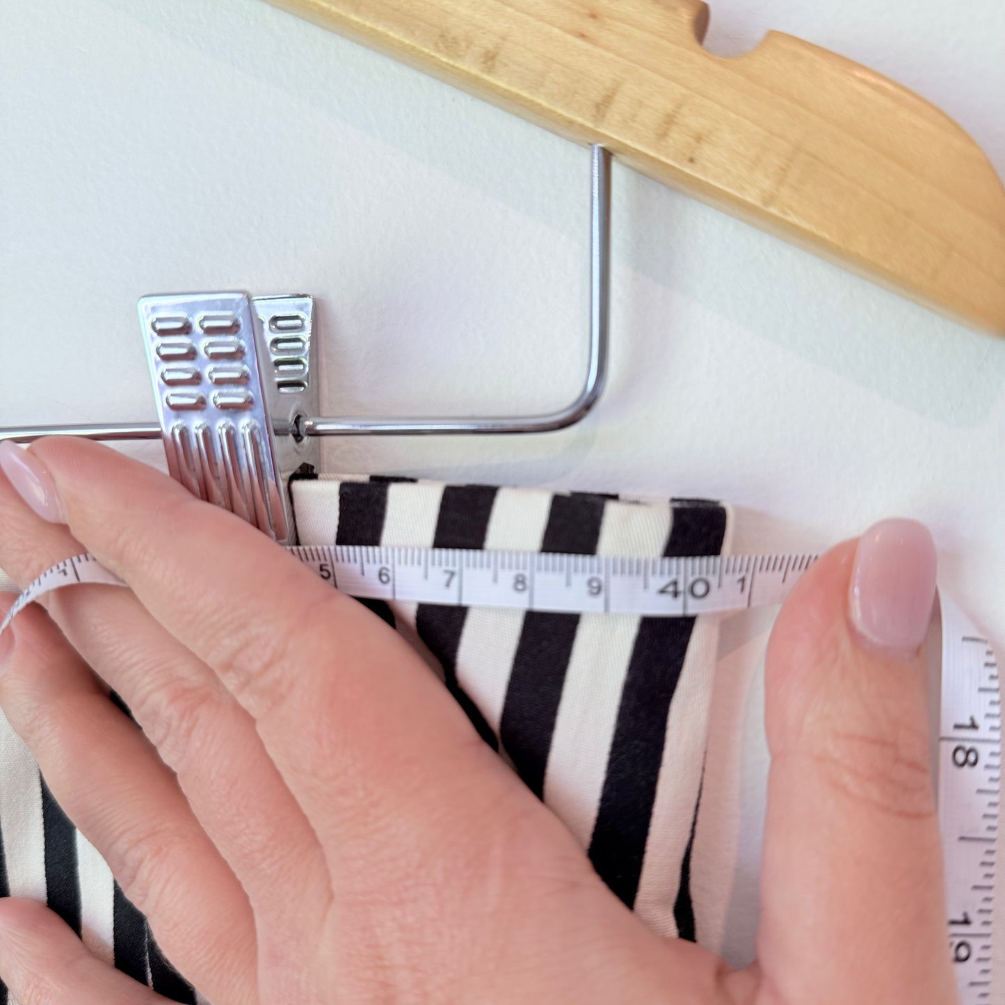 Homemade Black & White Stripe Shorts - 81cm waist