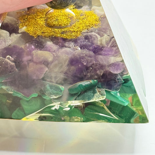 Cosmic Healing Energy Crystal Pyramid
