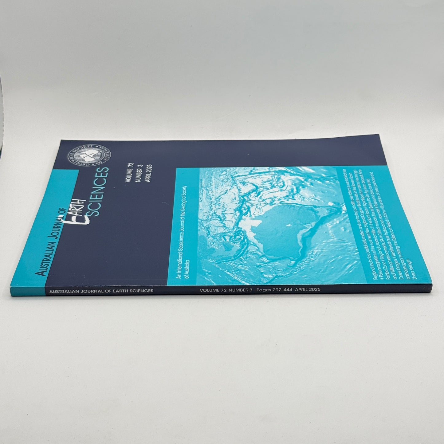 Australian Journal of Earth Sciences (Volume 72, Number 3 – April 2025) by the Geological Society of Australia