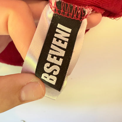 BSeven Ribbed Square Neck Crop Top - U/Arm to U/Arm 35cm