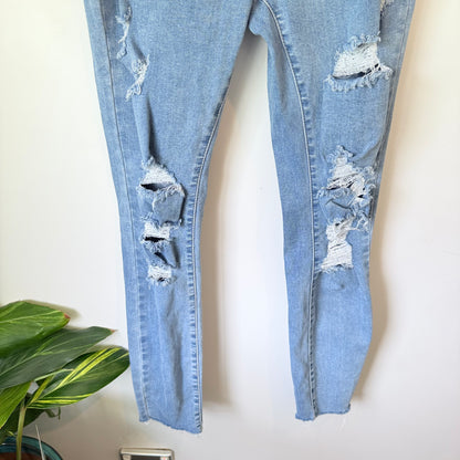 Glassons Size 10 Distressed Denim Jeans