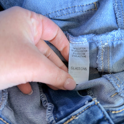 Glassons Size 10 Distressed Denim Jeans