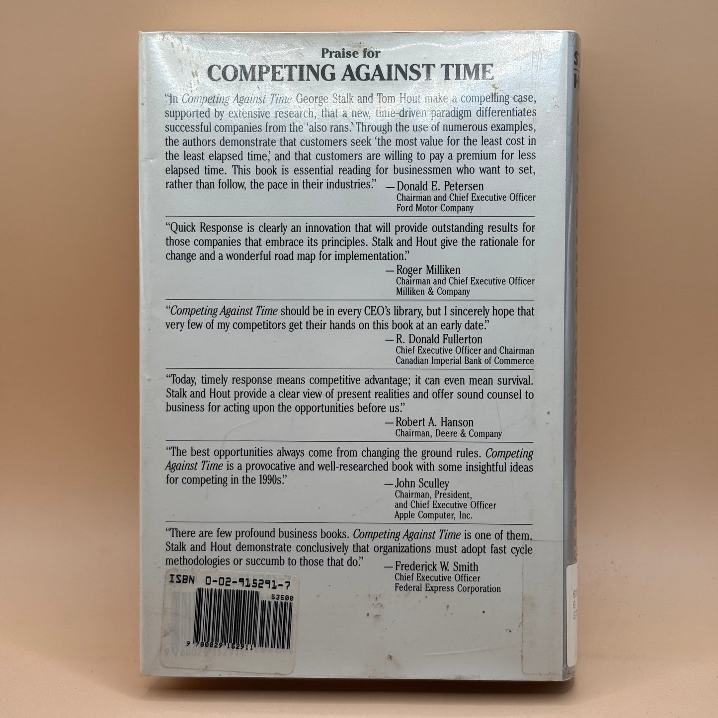 Competing Against Time by George Stalk, Jr. and Thomas M. Hout