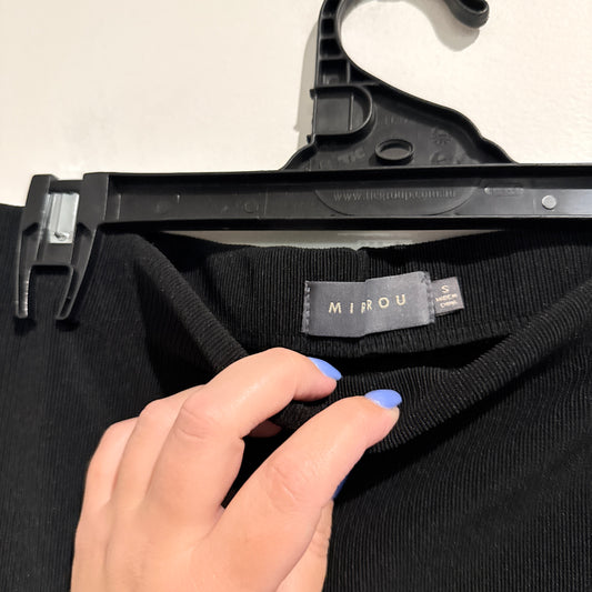 Mirrou Pencil Skirt Black - S