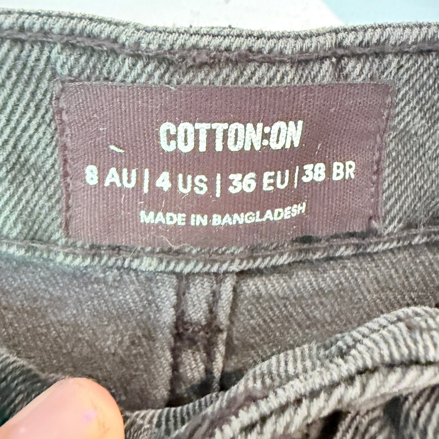 Cotton On Size 8 Vintage Rustler  Denim A-Line Skirt