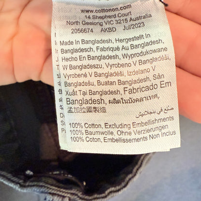 Cotton On Size 8 Vintage Rustler  Denim A-Line Skirt