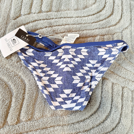 Rip Curl Del Sol Classic Bikini Pant in Blue Pattern