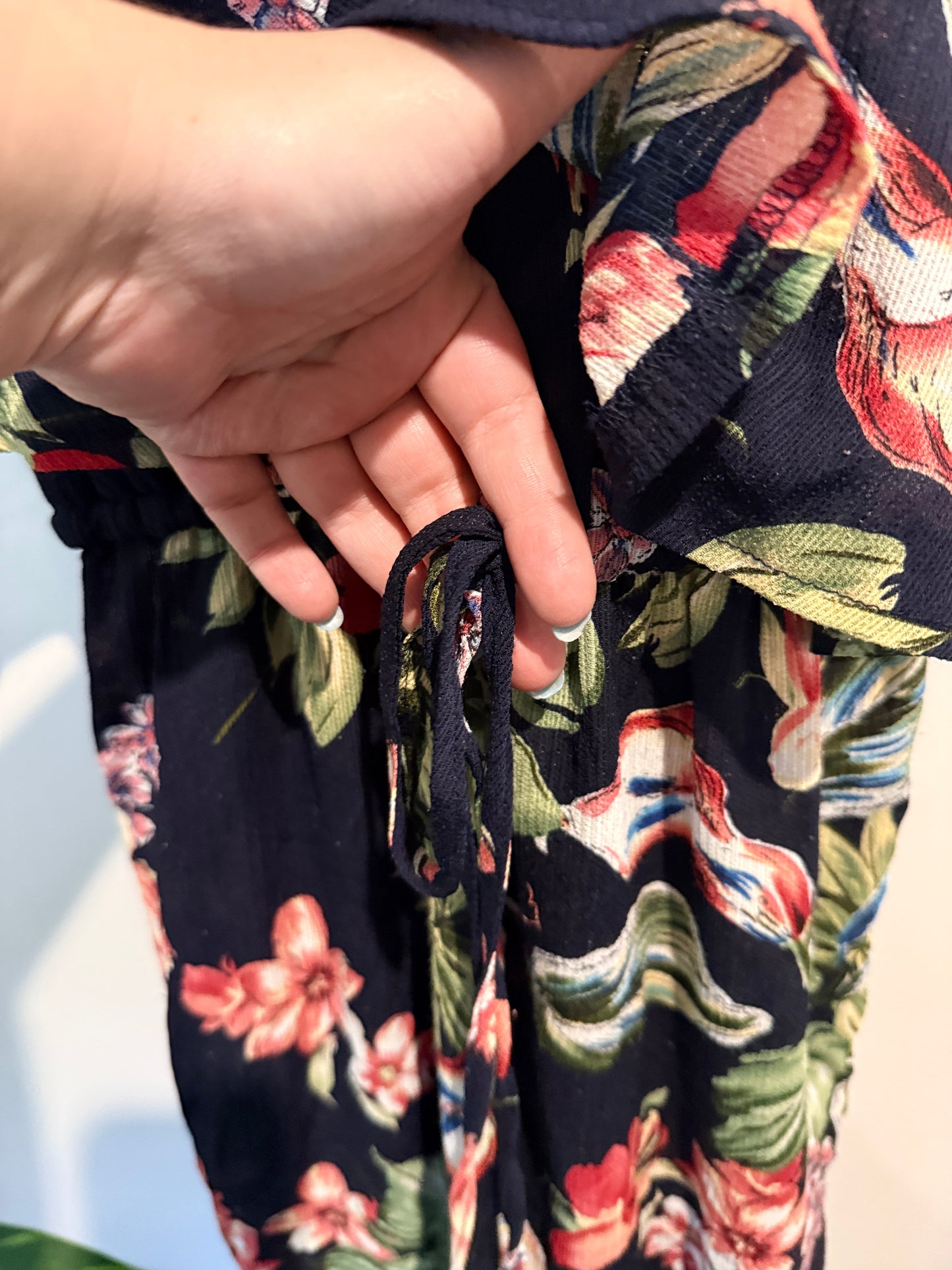 Mirrou Size 8 Floral Maxi Dress