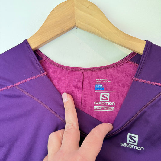 Salomon Size S Agile SS Tee Women’s Running T-Shirt