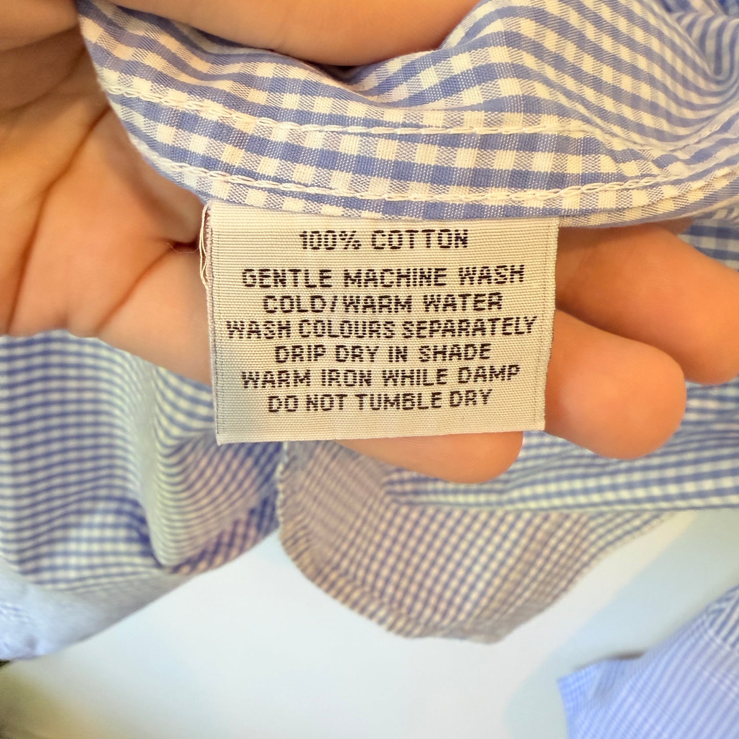 Private Label Size U/Arm 49.5cm Cornflower Blue Slim Fit Shirt