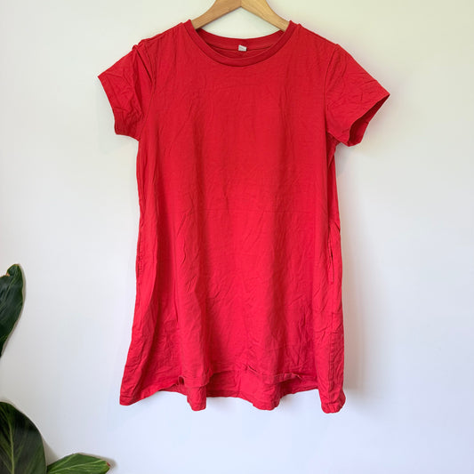 Uniqlo Size S Red Short-Sleeve Tunic / Dress