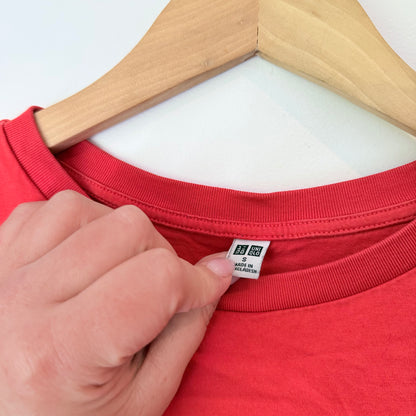 Uniqlo Size S Red Short-Sleeve Tunic / Dress