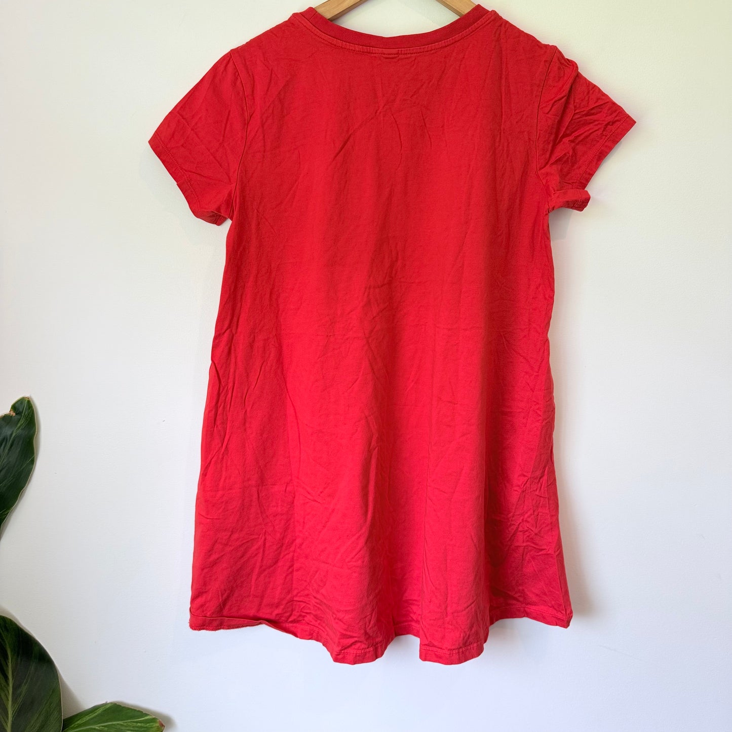 Uniqlo Size S Red Short-Sleeve Tunic / Dress
