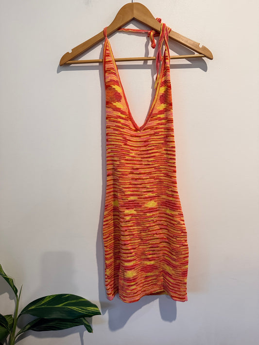 Thanne Size XS/S Halter Neck Knit Dress